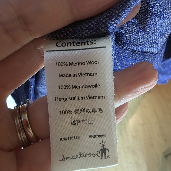 Smartwool base layer patterned NTS 250 merino wool knit crewneck long sleeve M - Picture 6 of 7
